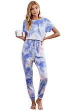Load image into Gallery viewer, Tie-Dye Knit Jumpsuit with Pockets