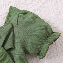 Load image into Gallery viewer, Kids Textured Bow Detail Top and Belted Shorts Set