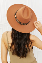 Load image into Gallery viewer, Fame In The Wild Leopard Detail Fedora Hat