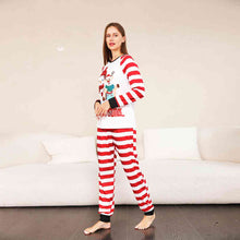 Load image into Gallery viewer, MERRY CHRISTMAS Graphic Top and Striped Pants Set