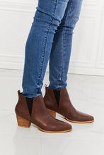 Load image into Gallery viewer, MMShoes Back At It Point Toe Bootie in Chocolate