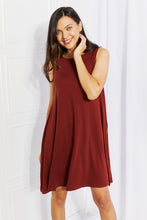 Load image into Gallery viewer, Zenana Swing into Spring Full SIze Sleeveless Dress