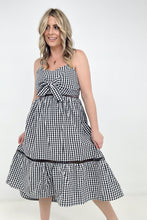 Load image into Gallery viewer, White Birch Sleeveless Plaid Woven Dress