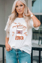 Load image into Gallery viewer, Pumpkin Spice Lover Graphic Tee