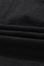 Load image into Gallery viewer, Crewneck Buttons Ribbed Knit Long Sleeve Top