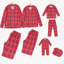 Load image into Gallery viewer, Women Plaid Collared Neck Shirt and Pants Set
