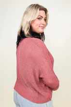 Load image into Gallery viewer, Petal Dew Round Neck Light Knit Sweater