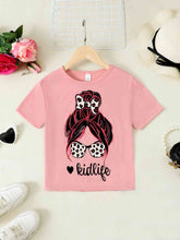 Load image into Gallery viewer, Graphic Round Neck Short Sleeve Tee