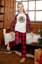 Load image into Gallery viewer, MERRY CHRISTMAS Graphic Top and Plaid Pants Set