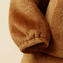 Load image into Gallery viewer, Long Sleeve Buttoned Dropped Shoulder Coat