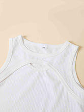 Load image into Gallery viewer, Girls Ribbed Tank and Skirt Set