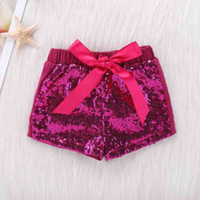 Load image into Gallery viewer, Sequin Elastic Waist Shorts