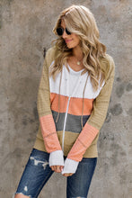 Load image into Gallery viewer, Zip-Up Raglan Sleeve Openwork Hooded Cardigan