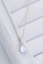 Load image into Gallery viewer, Moonstone Teardrop Pendant Necklace