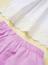 Load image into Gallery viewer, Spliced Lace Cami and Elastic Waist Shorts Set
