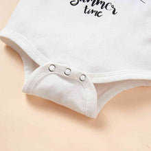 Load image into Gallery viewer, SUMMER TIME Bodysuit and Pineapple Graphic Shorts Set