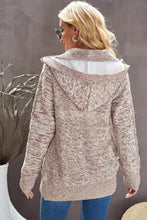 Load image into Gallery viewer, Long Sleeve Button-Up Hooded Cardigans