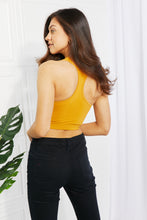 Load image into Gallery viewer, Zenana Yeah, Basically Seamless Ribbed Racerback Cropped Tank