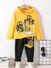 Load image into Gallery viewer, Graphic Hoodie and Pants Set