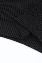 Load image into Gallery viewer, Ribbed Knit V Neck Long Sleeve Sweater
