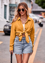 Load image into Gallery viewer, Textured Dropped Shoulder Longline Shirt