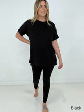 Load image into Gallery viewer, Zenana "Discover Comfort" Brushed DTY Microfiber Top & Legging Set