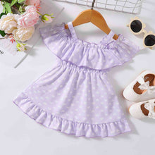 Load image into Gallery viewer, Printed Frill Trim Ruffle Hem Dress