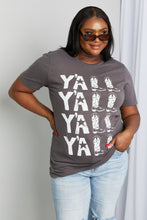 Load image into Gallery viewer, mineB Full Size Y'ALL Cowboy Boots Graphic Tee