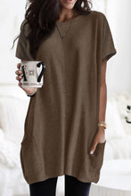 Load image into Gallery viewer, Side Pockets Short Sleeve Tunic Top