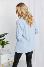 Load image into Gallery viewer, HYFVE Lapel Collar Three-Quarter Sleeve Blazer