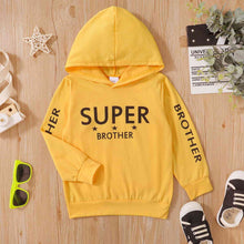 Load image into Gallery viewer, SUPER BROTHER Graphic Long Sleeve Hoodie