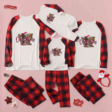 Load image into Gallery viewer, MERRY CHRISTMAS Y'ALL Graphic Top and Plaid Pants Set