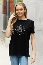 Load image into Gallery viewer, Simply Love Full Size Celestial Graphic Short Sleeve Cotton Tee