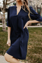 Load image into Gallery viewer, Ruffled Sleeve Shift Dress
