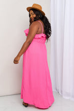 Load image into Gallery viewer, White Birch What In Carnation Full Size Shirred Sleeveless Dress