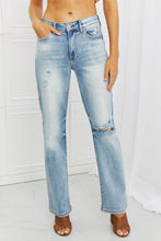 Load image into Gallery viewer, Judy Blue Natalie Full Size Distressed Straight Leg Jeans