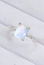 Load image into Gallery viewer, Square Moonstone Ring