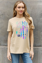 Load image into Gallery viewer, Simply Love Full Size NEVER GIVE UP Graphic Cotton Tee