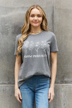 Load image into Gallery viewer, Simply Love GROW POSITIVITY Graphic Cotton Tee