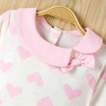 Load image into Gallery viewer, Heart Print Ruffle Hem Dress