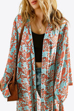 Load image into Gallery viewer, Printed Open Front Duster Cardigan