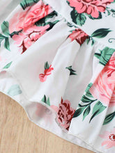 Load image into Gallery viewer, Floral Spaghetti Strap Flare Leg Jumpsuit
