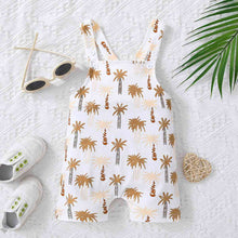 Load image into Gallery viewer, Kids Botanical Print Overalls