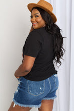 Load image into Gallery viewer, Simply Love Full Size FOCUS ON THE GOOD Graphic Cotton Tee