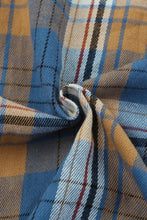 Load image into Gallery viewer, Green Chest Pockets Button Up Plaid Top