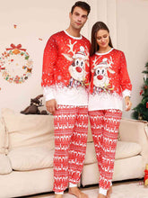 Load image into Gallery viewer, Full Size Long Sleeve Top and Printed Pants Set