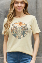 Load image into Gallery viewer, Simply Love Full Size Bull Cactus Graphic Cotton Tee