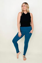 Load image into Gallery viewer, Zenana Cotton Wide Waistband Pocket Leggings