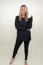 Load image into Gallery viewer, Zenana Brushed Microfiber Long Sleeve Top And Legging Set