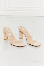 Load image into Gallery viewer, MMShoes Walking On Air Transparent Double Band Heeled Sandal